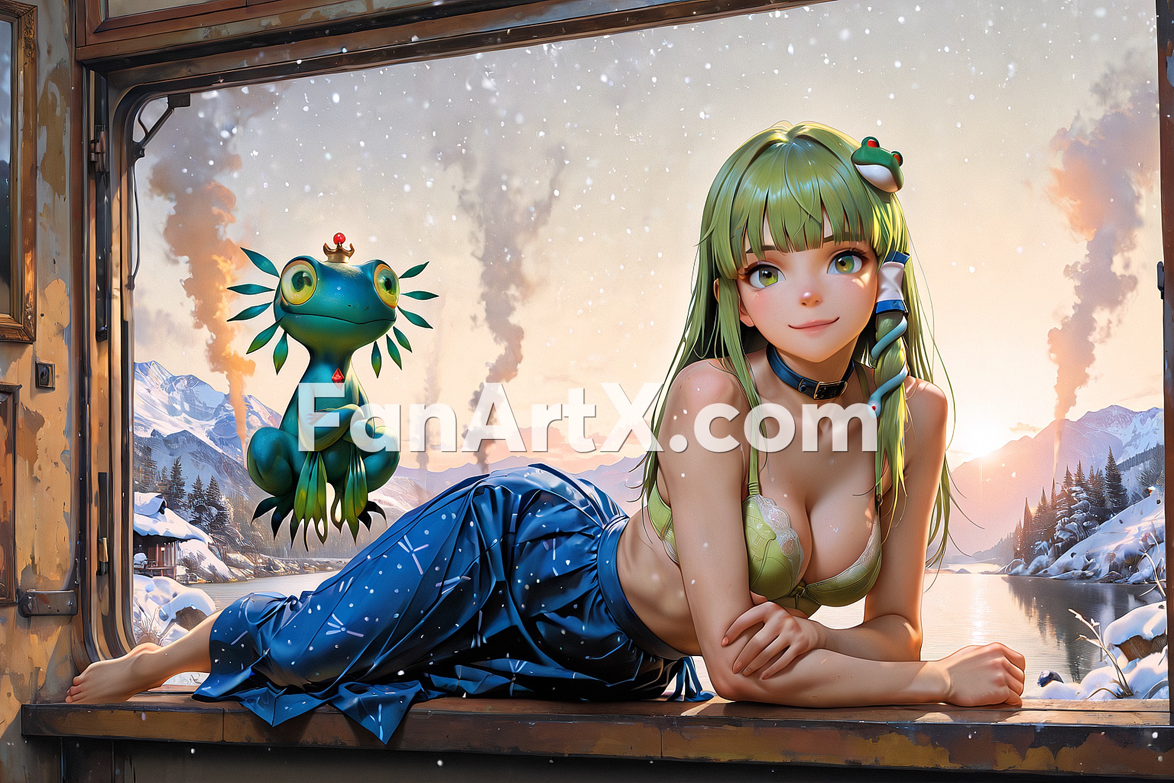 Kochiya Sanae Touhou project Fanart 3281619